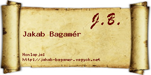 Jakab Bagamér névjegykártya